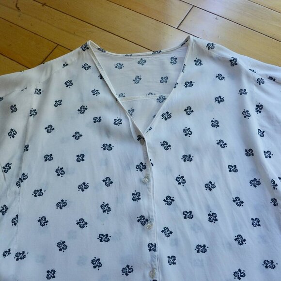 Designer Dolman Sleeve Top Blouse Size XS S - Picture 2 of 10